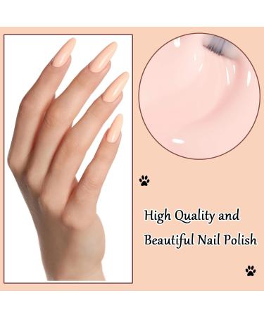 Nail Polish Set - Nude Nail Varnish - 4PCS Quick Dry Nude Pink Nail Varnish - Long Lasting French Manicure Nail Polish - Nail Starter Kit 2024 Spring Serise Gift for Woman - No Need Cure 4pcs 2 - Buy Online on GoSupps.com