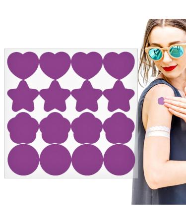 Zqkimzi UV Detection Stickers - UV Detection Sticker - Sunscreen Reminder - Color Changing - Sweat Resistant - For Swimming and Outdoor Travel