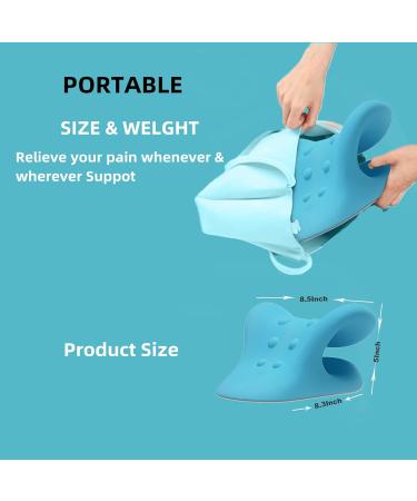 BEMKKG Neck Stretcher Orthopedic - Effective Neck & Shoulder Relaxer for Pain Relief | Cloudy Neck Cervical Traction Device - Shop Internationally! - Buy Online on GoSupps.com