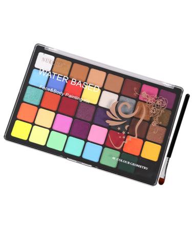 Mikinona 1 Set Water Soluble Body Paint Top Coat Face Paint Fancy Make up Paints for Adults Intimate Kit Painting Palette Facepaint Makeup Kit for Kids Body Paints for Adults
