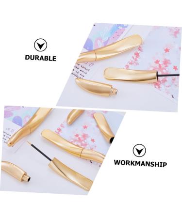 CANIGHT 18 Pcs Eyeliner Empty Tube Eyelash Oil Lash Lengthening Mascara oil Lash Serum Wand Pp Golden - Buy Online on GoSupps.com