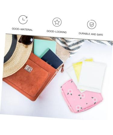 Anneome 4pcs Sanitary Napkin Storage Bags - Travel Wallets for Women | Large Capacity Menstrual Pad Holder & Chapstick Containers - Buy Online on GoSupps.com