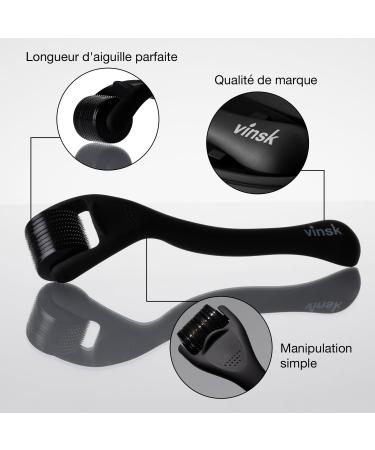 rouleau barbe pour une croissance vigoureuse de la barbe | Dermaroller pour la croissance et les soins de la barbe | derma Beard Roller 0.5mm 540 needles microneedling | Stimuler & acc l rer - Buy Online on GoSupps.com