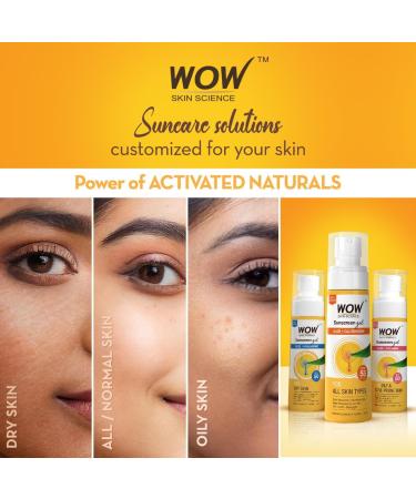 W OW Skin Science Sunscreen SPF 55 PA+++ | Ultra Light Matte Finish | UVA & UVB Protection for All Skin Types | 3.38 Fl Oz | International Shipping Available - Buy Online on GoSupps.com