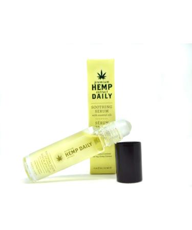 Hemp Daily Soothing Serum Rollerball | Organic Vegan Essential Oil Blend | 0.34 fl oz - International Shipping Available - Buy Online on GoSupps.com