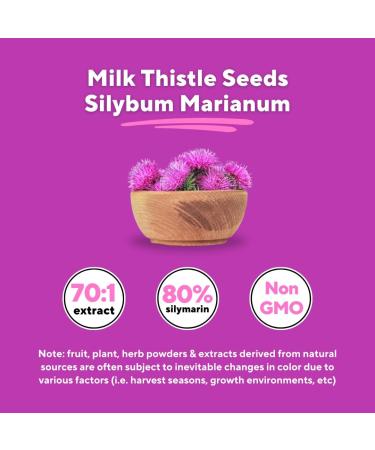 Vitapia Organic Milk Thistle Extract 70:1 Supplement - Liver Cleanse Detox & Repair Liver Health Support Antioxidants - 120 Vegan Capsules Non GMO Gluten Free Milk Thistle 120 Count (Pack of 1) - Buy Online on GoSupps.com