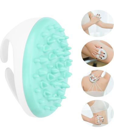 Cellulite Massage Device - Soft Silicone Brush for Effective Skin Peeling & Meridian Massage | Green - Perfect for Waist & Legs - Buy Online on GoSupps.com