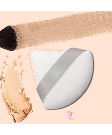 8-Piece Triangle Velour Makeup Puff Set | Soft Cosmetic Blender Sponges - Buy Online on GoSupps.com