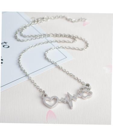 CALLARON Couples Necklace Necklaces Stainless Steel Necklace for Women Heart Necklace Pendant Lovers Friendship The Dog - Buy Online on GoSupps.com
