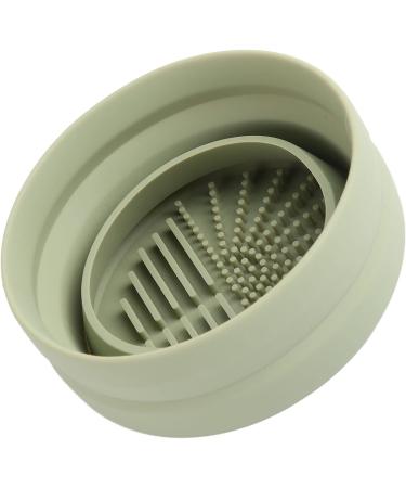 Portable Cosmetic Brush Cleaner Silicone Makeup Brush Cleaning Mat Foldable Makeup Brush Cleaning Bowl Makeup Brush Scrubber Washing Tool for Cosmetic Brush Powder Puff - Buy Online on GoSupps.com