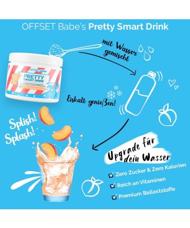 Vitamin Powder for Water - Offset Nutrition | Refreshing Peach Iced Tea | 24L Serving | 12 Vitamins & Minerals | Zero Sugar & Calories - Buy Online on GoSupps.com
