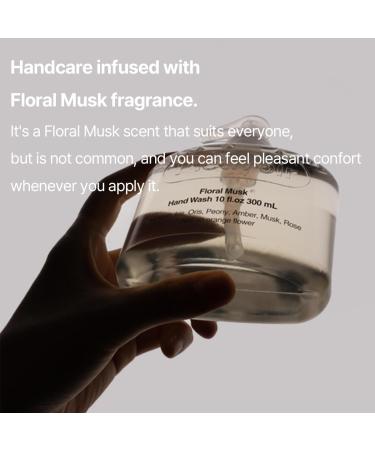 Pleuvoir Floral Musk Hand Wash 10 fl. oz | Moisturizing Vegan Hand Wash for Sensitive Skin | Cruelty-Free Tuberose & Floral Musk Soap - Buy Online on GoSupps.com