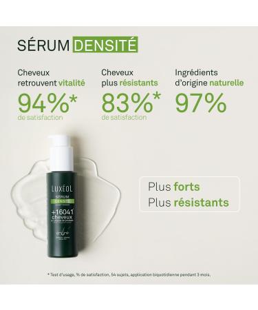LUXEOL - Routine Densit Compl te - Augmente La Densit Capillaire - Shampooing + Apr s-Shampooing + S rum + Masque Capillaire - Cliniquement Prouv s* - Fabriqu En France - Buy Online on GoSupps.com