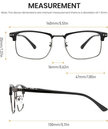 Cyxus Blue Light Filter Glasses for Women & Men - Computer Safety & Gaming Glasses - Prescription-Free Eyewear - Buy Online on GoSupps.com