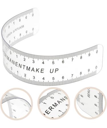 Beavorty 1pc Portable Eyebrow Ruler Eyebrow Stamp Protractor Femme Eye Brow Stencil Kit Flexible Embroidery - Buy Online on GoSupps.com