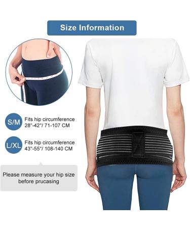 Pelvic Lower Postpartum Wrap - Adjustable Neoprene Support for Trochanter & Sacroiliac Relief | Women s Belly Alleviation - Buy Online on GoSupps.com
