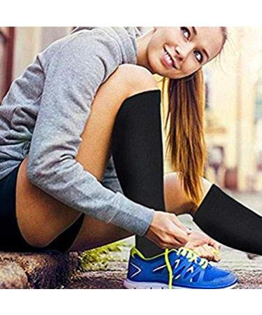 ZLYJ Compression Stockings - 2 Pairs for Men & Women | Ideal Running Socks for Sports & Athletics - S Orange - Buy Online on GoSupps.com