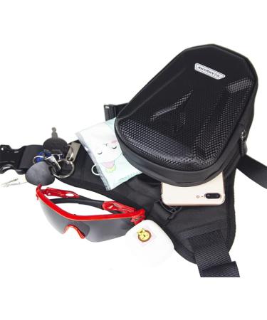 Gutriff Thigh & Leg Bag for Men & Women - Perfect for Running Cycling Motorcycle Sports & Work - Black - Buy Online on GoSupps.com