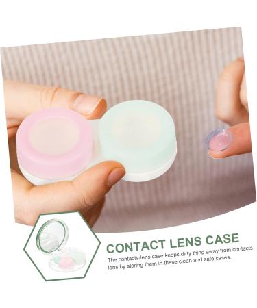 Shop Per Compris Lens Holder | Stylish Contact Lens Container with Mirror | Glitter Powder Glass Case | Ideal for International Shipping - Buy Online on GoSupps.com