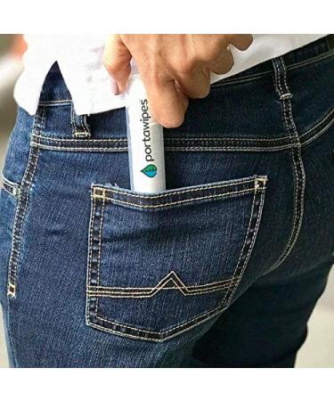 Portawipes Coin Tissues | 100 Pack with 2 Carrying Cases | Compressed Towels | Expandable Wipes - Buy Online on GoSupps.com