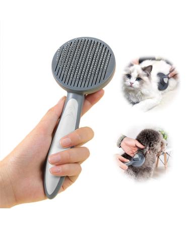 PAKEWAY Cat & Dog Brush - Versatile Pet Grooming Brush for All Fur Types (Short Medium Long) - Gray - Buy Online on GoSupps.com