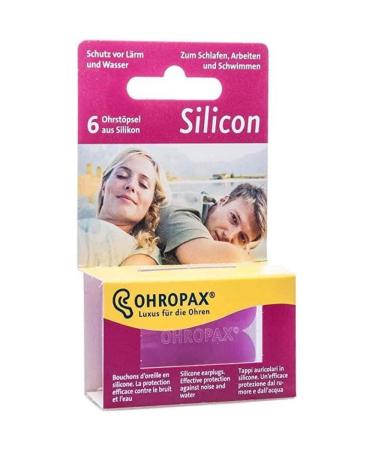 Ohropax silicone earplugs 6 st