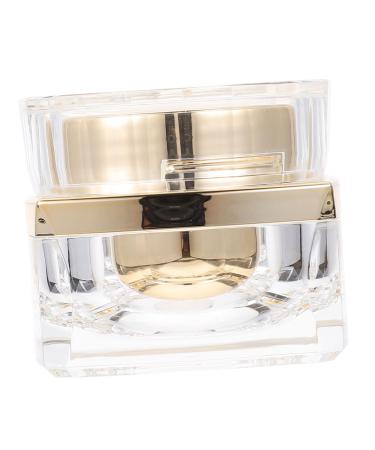 Angoily 1pc Cream Sample Holder Glass Lotion Jars Glass Cosmetic Containers Leak-proof Bottle Cream Sub Jar Cream Jar Containers Terrarium Travel Oil Seed Acrylic With Cover