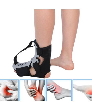 Adjustable Night Splint for Foot Drop & Plantar Fasciitis - Breathable Support for Achilles Tendonitis | Large Size - Buy Online on GoSupps.com