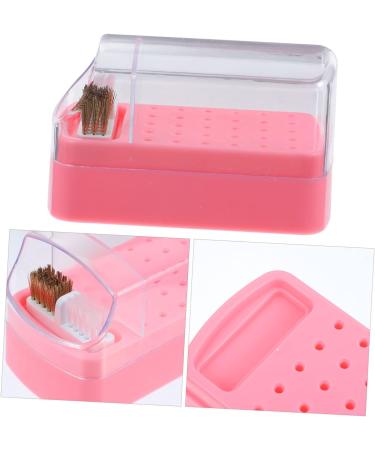 FOMIYES 2pcs Nail Polish Head Box Nails Drill Bits Nail Drill Bit Case Nail Drill Bit Holder Nail Drill Holder Nail Drill Organizer Nail Drill Storage Nail Bits Plastic 2 in 1 Accessories - Buy Online on GoSupps.com