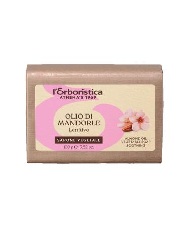 Herboristic Athena's - Almond Oil Plant-Based Hand Soap - Soothing and Fragrant for Dry and Cracked Skin - 100g
