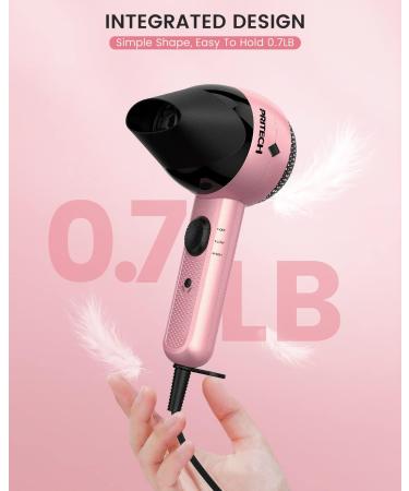 Dual Voltage Travel Hair Dryer - Lightweight Compact 1000W Blow Dryer with European Plug - Perfect for Women & Kids International Travel - Buy Online on GoSupps.com