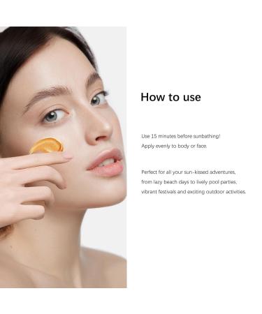 Glitter Sunscreen Body Oil SPF 50 | Sun Shield Shimmering Body Glow with Broad Spectrum UVA/UVB Protection | Lightweight Non-Greasy Gel Quick Absorbing & Water-Resistant 101 - Buy Online on GoSupps.com