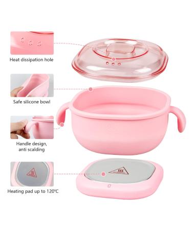 Buy Wax Warmer for Hair Removal - 400ml Silicone Wax Pot in Pink | Best International Shipping - Buy Online on GoSupps.com