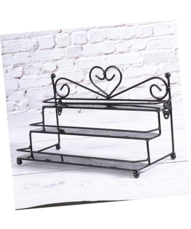  minkissy minkissy Nail Polish Storage Rack - Nail Polish Storage Holder - Wrought Iron Lipstick Shelf - Buy Online on GoSupps.com