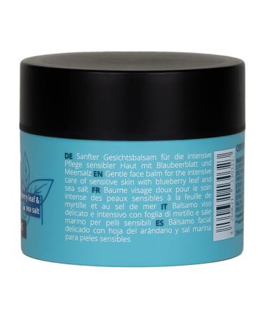G R N Shades of Nature Biocosmetics Face Balm - Sea Salt & Organic Blueberry Leaf for Sensitive Skin - 50ml Gentle Care - Buy Online on GoSupps.com