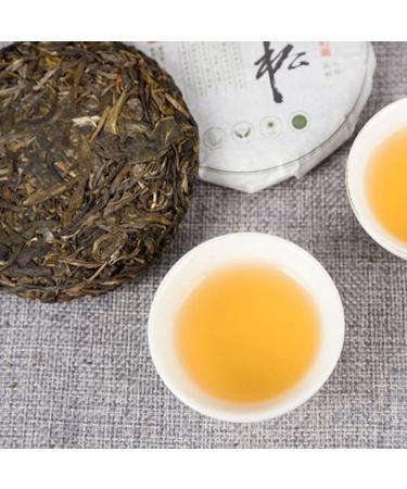 HQZM Yunnan Mansong Yibang Puer Raw Tea Cake 200g 100g*2 Large Leaf Old Tree Tea Raw Tea With Large Leaf - Buy Online on GoSupps.com