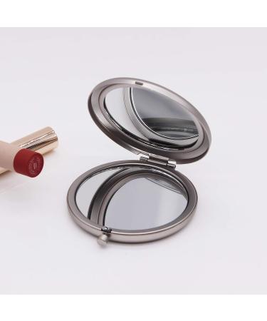 Muminglong Frosted Compact Makeup Mirror - Sister's Birthday & Christmas Gift Ideas - Sister-Sister Laughing (Silver) - Buy Online on GoSupps.com