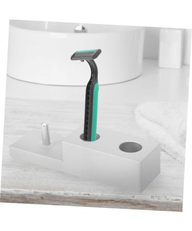 Angoily 3-Pack Razor Holder Stand Organizer - Bathroom Storage for Razors | Zinc Alloy Shaver Tool Holder - Buy Online on GoSupps.com
