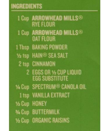 Organic Rye Flour - Arrowhead Mills, 20 oz - Healthy Baking Essential - Buy Online on GoSupps.com
