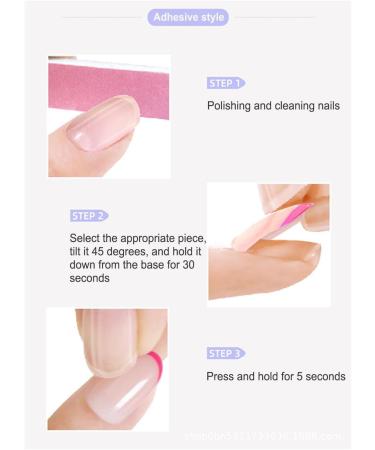 Nude Press On Nails | Fake Nails Almond French False Nails French Style Almond-Shaped Easy to Match for Wedding Christmas Masquerade Valentine's Day Dating Style 2 - Buy Online on GoSupps.com