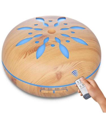 550ml Essential Oil Diffuser Aromatherapy Diffuser Diffusers for with Auto Shut-Off 4 Timer and 7 Colors LED Lights Gift for Home