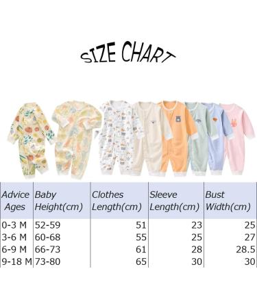 MAMIMAKA Cotton Footed Pajamas for Newborn Boys & Girls | 3-6 Months Long Sleeve | E-Color - Buy Online on GoSupps.com