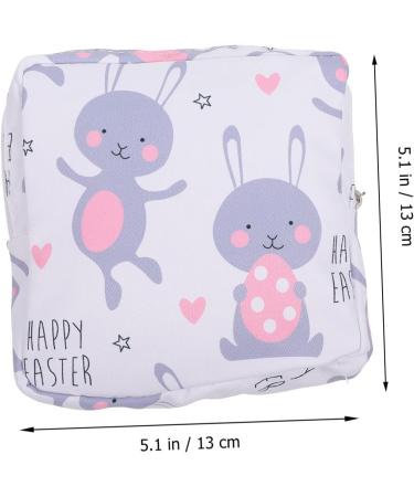 3-Piece Healeved Outdoor Storage Bag Set | Mini Cosmetic & Menstrual Organizer | Portable Pocket Cotton Bag 13x13x3cm - Buy Online on GoSupps.com