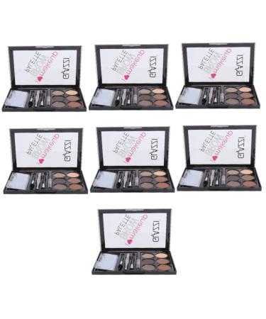 TOVINANNA 7 Sets Eyebrow Powder Set Eyebrow Threading Tool Lady Eyebrow Powder Abs Eyebrow Pencil Brush