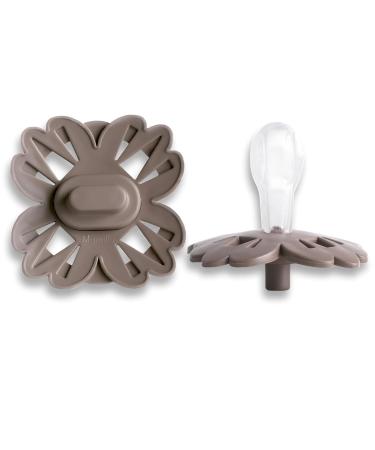 Buy Mamillu Flurry Children's Pacifier - Symmetrical BPA-Free Medical Silicone Made in EU (Vanilla Cream/Mocha 0-6m) - 2 Pack for Infants - Buy Online on GoSupps.com