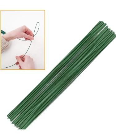 200 Pcs Floral Stem Wire 16 Inch 22 Gauge Dark Green Bouquet Stem for Flower Arrangements DIY Crafts Flower Making Supplies - Buy Online on GoSupps.com