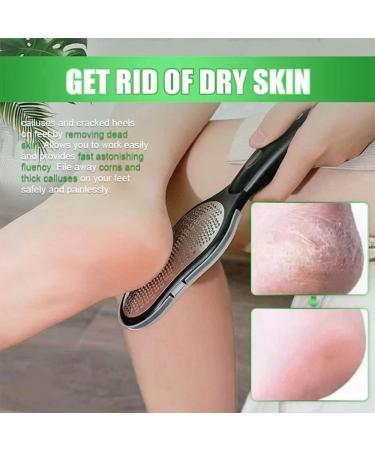 Stainless Steel Pedicure Foot File Knife - Foot Care Tool for Smooth Feet (Black) - Buy Online on GoSupps.com