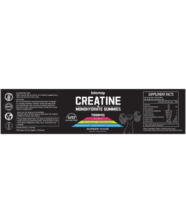 Creatine Monohydrate Gummies Creatine Complex for Men & Women for Improve Endurance Strength & Recovery with L-Glutamine Beta-Alanine Vitamin B12 Sugar-Free Vegan No Bloating GMP-certified Raspberry - Buy Online on GoSupps.com
