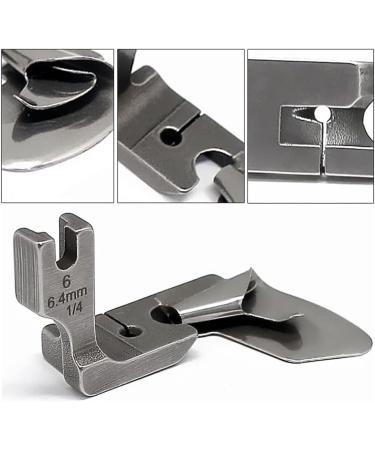 Knnuey 3 Pieces Hem Pull Tube Silk Chiffon Skirt Crimp Presser Foot Flat Auto Bow Curling Presser Foot 1/8+3/16+1/4 - Buy Online on GoSupps.com