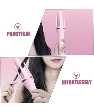 IWOWHERO Self Curling Hair Curler Pink Hair Curler Portable Auto Curler Curling Iron - Buy Online on GoSupps.com